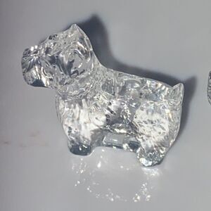 Vintage Miniature Glass Scotch Terrier